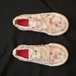 Girls distressed slip-ons